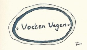 Voeten vegen kopieklein